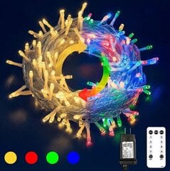 LED jõulutuled 10 m, 100LED, puldiga цена и информация | Новогодняя гирлянда Holiday, 10 светодиодов, 30 см | kaup24.ee