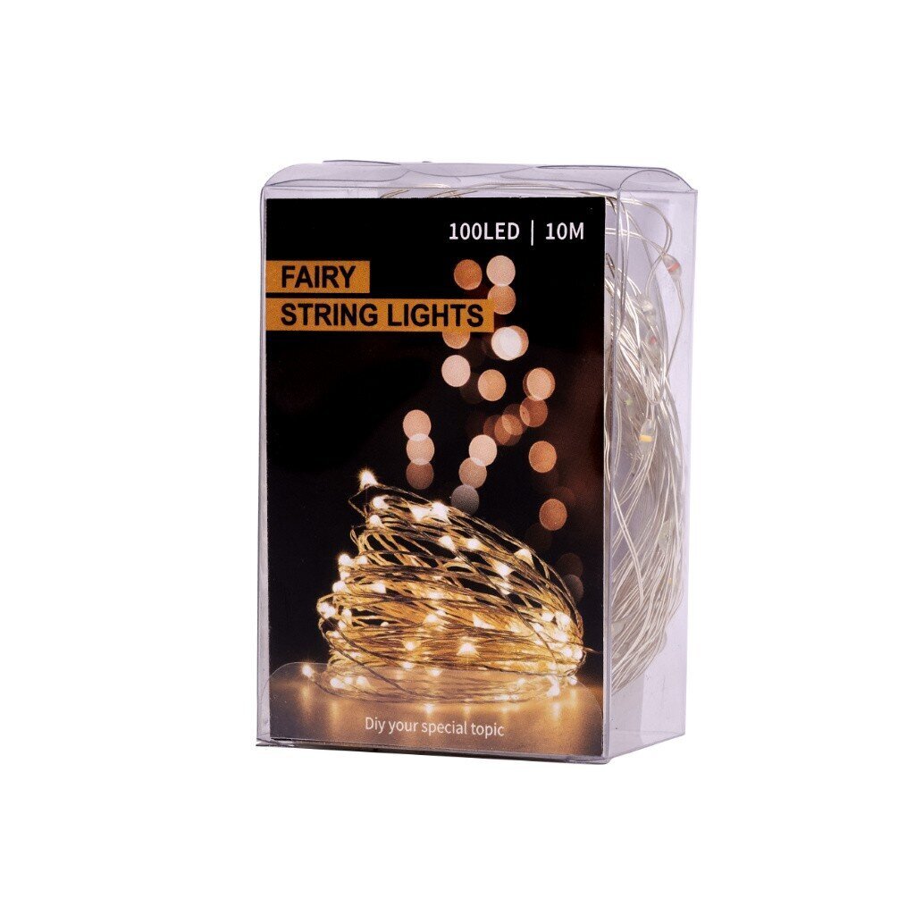 LED Garlianda 10 a. 100 LED-i, mitmevärviline hind ja info | Jõulutuled | kaup24.ee