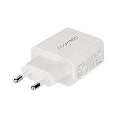 Vahelduvvooluadapter Kruger & Matz koos QC 18W hind ja info | Mobiiltelefonide laadijad | kaup24.ee