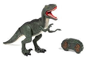 Dinosaurus RC Velociraptor juhitav + helid hind ja info | Poiste mänguasjad | kaup24.ee