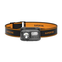 Headlamp Superfire HL23, 220lm, USB-C цена и информация | Фонари и прожекторы | kaup24.ee