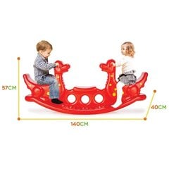 WOOPIE Multi-person Rocker Dino Balance Swing Red цена и информация | Подвесные качели | kaup24.ee