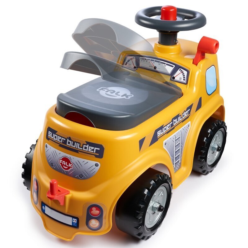 Avatud istmega auto Falk Rider Builder + lisavarustus alates 1 aastast цена и информация | Imikute mänguasjad | kaup24.ee
