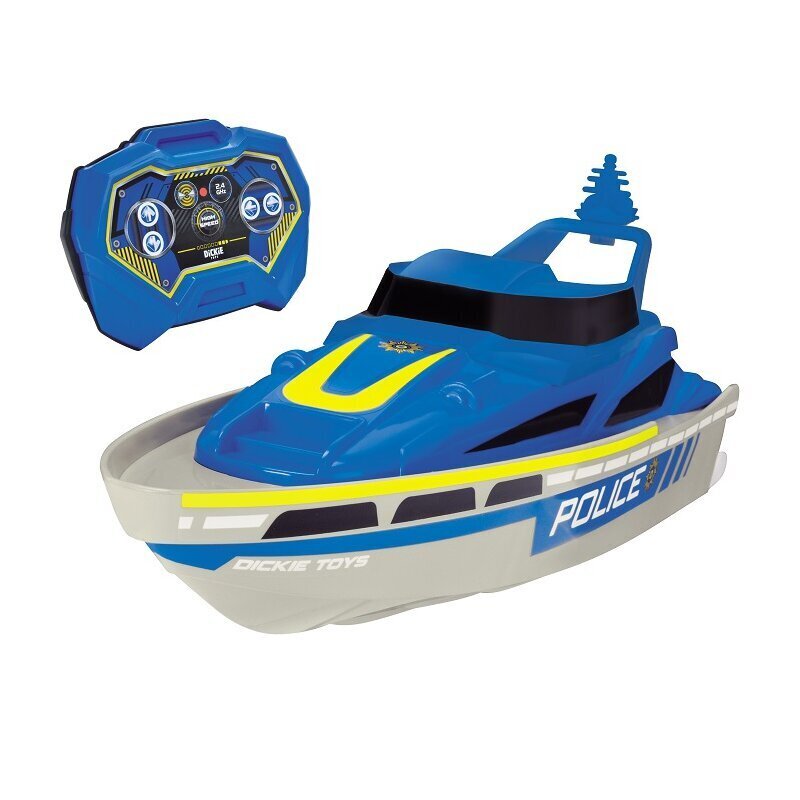 DICKIE RC politseipaadi kaugjuhitav politsei hind ja info | Poiste mänguasjad | kaup24.ee