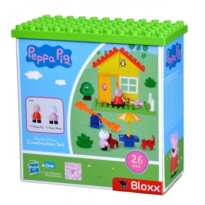 BIG Blocks Bloxx Peppa Pig Garden House 18m+ hind ja info | Tüdrukute mänguasjad | kaup24.ee
