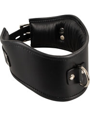 Bad Kitty padded leatherette collar Must hind ja info | BDSM ja fetish | kaup24.ee