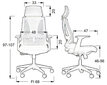 Kontoritool Stema OLTON, hall hind ja info | Kontoritoolid | kaup24.ee