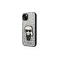 Karl Lagerfeld Glitter Flakes Ikonik - iPhone 14 Pro Max 6,7 , hall цена и информация | Telefoni kaaned, ümbrised | kaup24.ee