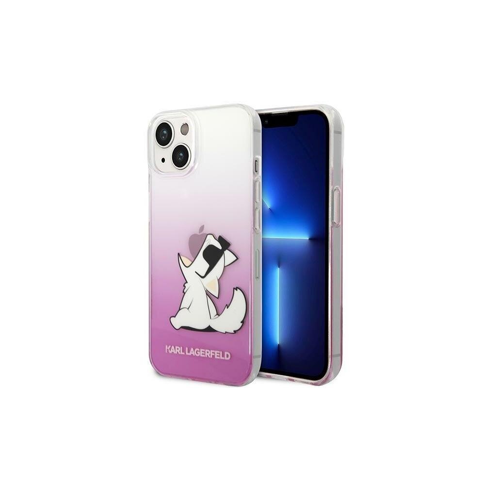 Karl Lagerfeld Choupette - iPhone 14 Plus 6,7 , roosa hind ja info | Telefoni kaaned, ümbrised | kaup24.ee