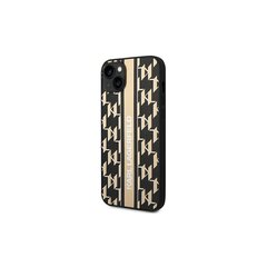 Karl Lagerfeld Monogram - iPhone 14 Plus 6,7, pruun цена и информация | Чехлы для телефонов | kaup24.ee