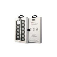 Karl Lagerfeld Monogram - iPhone 14 6,1, hall hind ja info | Telefoni kaaned, ümbrised | kaup24.ee