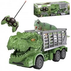 WOOPIE RC auto dinosaurus roheline + figuur hind ja info | Poiste mänguasjad | kaup24.ee