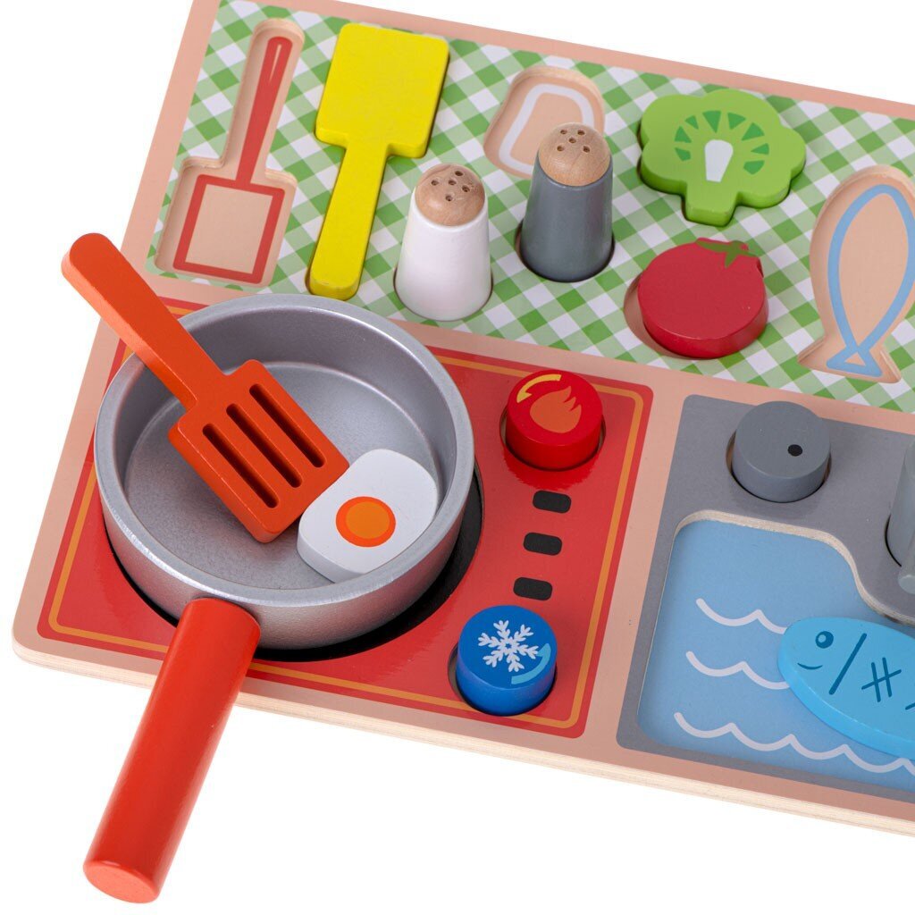 Laste köögiplaat lõikelauaga hind ja info | Tüdrukute mänguasjad | kaup24.ee