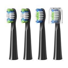 Fairywill FW-E11 toothbrush tips (black) цена и информация | Насадки для электрических зубных щеток | kaup24.ee