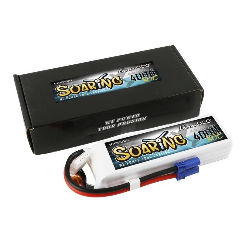 Gens Ace baterija Soaring LiPo 4000mAh 14.8V 4S1P цена и информация | Akud | kaup24.ee