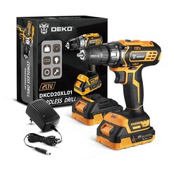 Deko Tools Аккумуляторная дрель Deko Tools DKCD20XL01-H10S2 20 В цена и информация | Механические инструменты | kaup24.ee