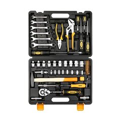 Deko Tools Käsitööriistade komplekt DKMT63, 63 tk цена и информация | Механические инструменты | kaup24.ee