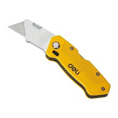 Deli Tools Универсальный нож Deli Tools EDL006Z (желтый) цена и информация | Механические инструменты | kaup24.ee