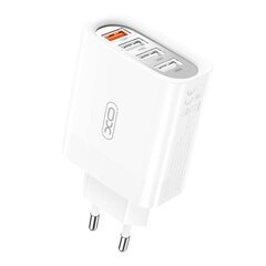 Wall Charger XO L100 USB QC 3.0 + 3x USB 2.4A (white) hind ja info | Mobiiltelefonide laadijad | kaup24.ee