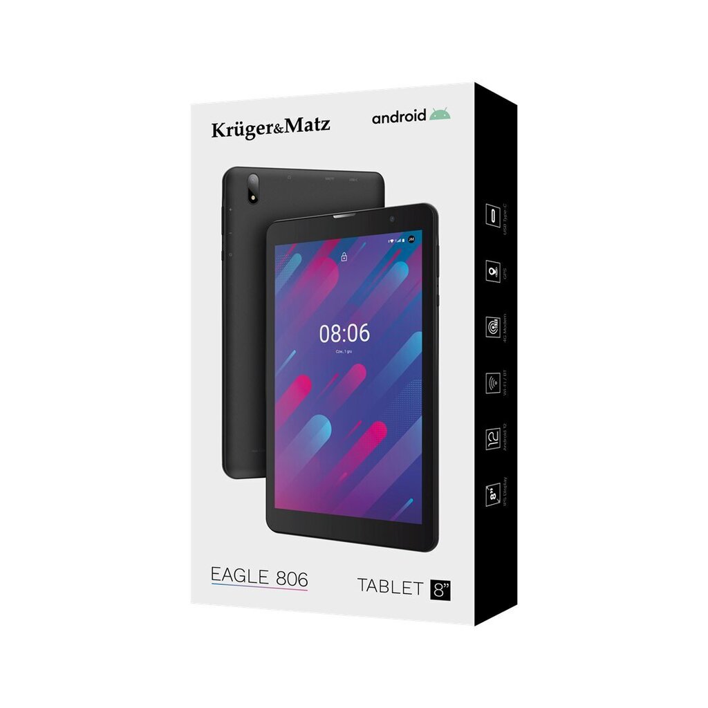 Krüger&Matz Eagle 806 (KM0806) hind ja info | Tahvelarvutid | kaup24.ee