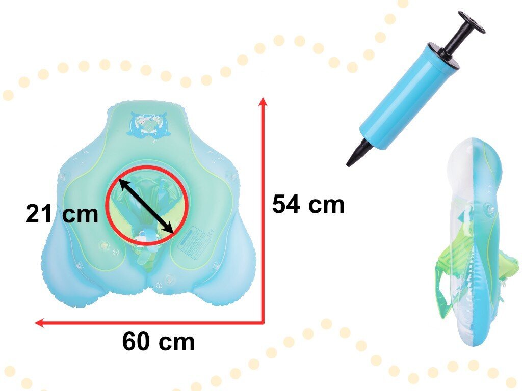 Ringi täispuhutav rõngas lastele visiiriga hind ja info | Täispuhutavad veemänguasjad ja ujumistarbed | kaup24.ee