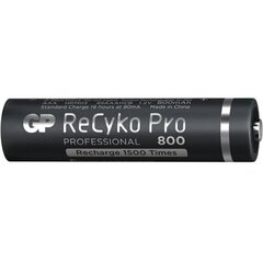 4x laetavad akud AAA / R03 GP ReCyko Pro Ni-MH 800mAh hind ja info | Patareid | kaup24.ee