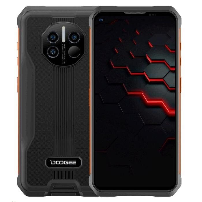 Doogee V10 5G Dual SIM 8/128GB Fire Orange hind ja info | Telefonid | kaup24.ee