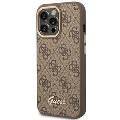 GUESS Vintage Gold Logo - Iphone 14 Pro Max , pruun hind ja info | Telefoni kaaned, ümbrised | kaup24.ee