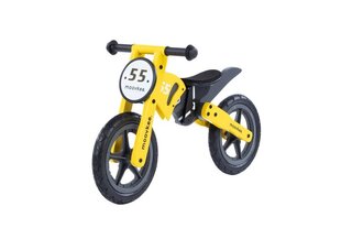 Беговел Moovkee Alex Sunny Yellow, желтый цена и информация | Детский трехколесный велосипед - коляска с удобной ручкой управления для родителей Riff F95941 2в1, фиолетовый | kaup24.ee