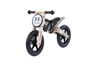 Беговел Moovkee Alex Nice Black, черный цена и информация | Детский трехколесный велосипед - коляска с удобной ручкой управления для родителей Riff F95941 2в1, фиолетовый | kaup24.ee