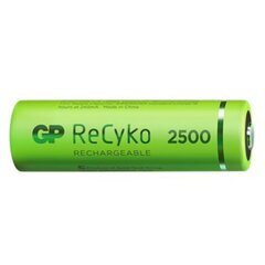 4x laetavad akud AA / R6 GP ReCyko 2500 seeria Ni-MH 2450mAh цена и информация | Батарейки | kaup24.ee