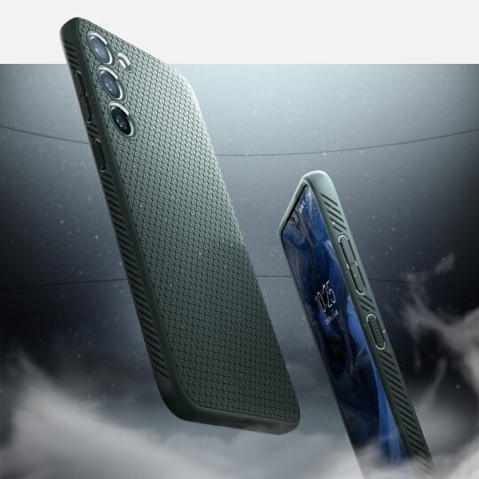 Case SPIGEN Liquid Air ACS05713 for Samsung Galaxy S23 - Abyss Green hind ja info | Telefoni kaaned, ümbrised | kaup24.ee