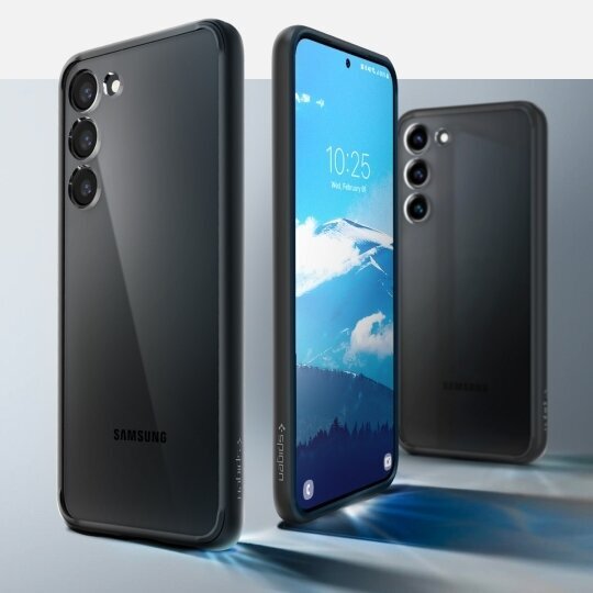Case SPIGEN Ultra Hybrid ACS05669 for Samsung Galaxy S23 Plus - Matte Black цена и информация | Telefoni kaaned, ümbrised | kaup24.ee