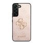 Guess PU 4G Metal Logo Case for Samsung Galaxy S23 Pink hind ja info | Telefoni kaaned, ümbrised | kaup24.ee