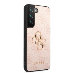 Guess PU 4G Metal Logo Case for Samsung Galaxy S23 Pink цена и информация | Чехлы для телефонов | kaup24.ee