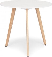 Modernhome Modern wooden table for the living room kitchen 80cm hind ja info | Arvutilauad, kirjutuslauad | kaup24.ee