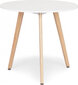 Modernhome Modern wooden table for the living room kitchen 80cm hind ja info | Arvutilauad, kirjutuslauad | kaup24.ee