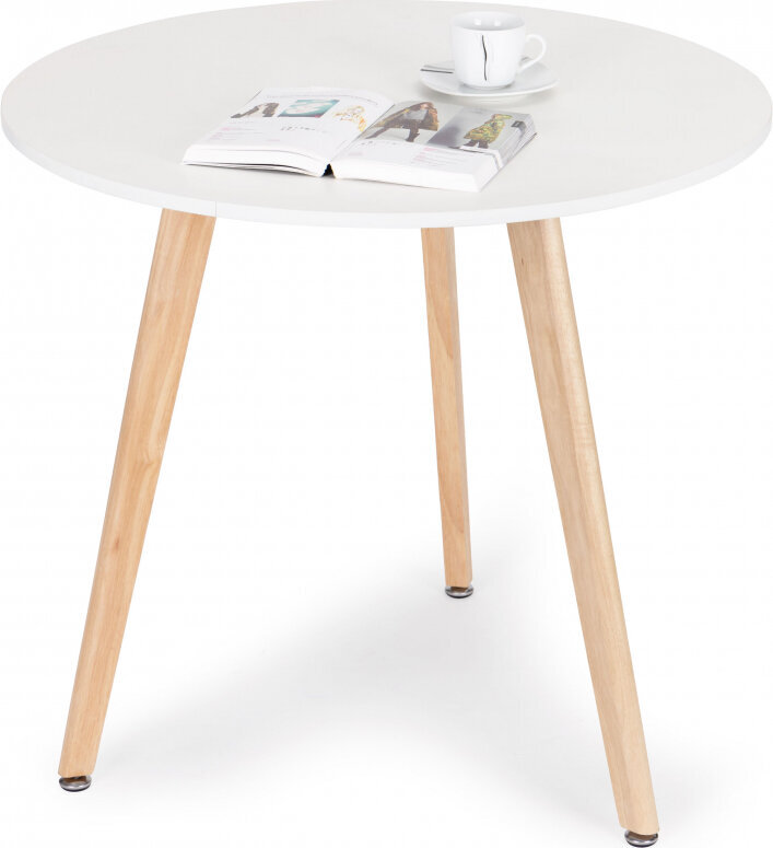 Modernhome Modern wooden table for the living room kitchen 80cm hind ja info | Arvutilauad, kirjutuslauad | kaup24.ee