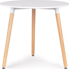 Modernhome Modern wooden table for the living room kitchen 80cm hind ja info | Arvutilauad, kirjutuslauad | kaup24.ee