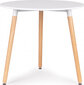 Modernhome Modern wooden table for the living room kitchen 80cm цена и информация | Arvutilauad, kirjutuslauad | kaup24.ee