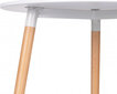 Modernhome Modern wooden table for the living room kitchen 80cm hind ja info | Arvutilauad, kirjutuslauad | kaup24.ee