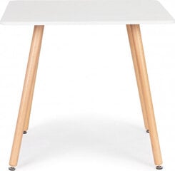 Modernhome Modern wooden square kitchen table 80x80 cm цена и информация | Компьютерные, письменные столы | kaup24.ee
