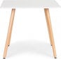 Modernhome Modern wooden square kitchen table 80x80 cm hind ja info | Arvutilauad, kirjutuslauad | kaup24.ee