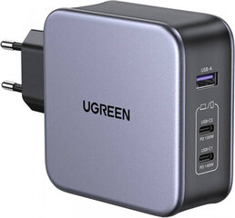 UGREEN Зарядное устройство UGREEN CD289, 2x USB-C, 1x USB-A, GaN, 140 Вт, кабель 2 м (серебристый) цена и информация | Зарядные устройства для телефонов | kaup24.ee