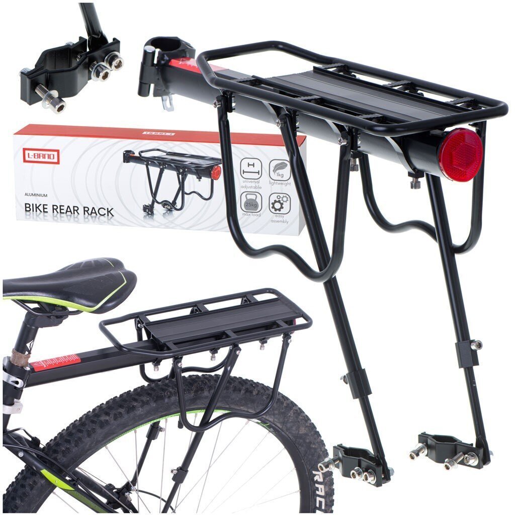 L-BRNO Galinė dviračių bagažinė, universali hind ja info | Pakiraamid | kaup24.ee