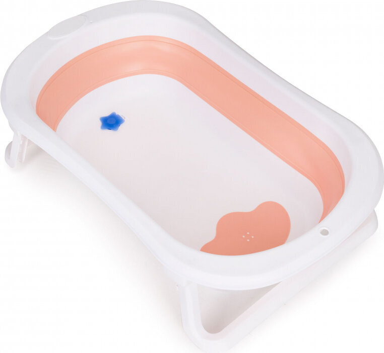 Ecotoys Baby bathtub Folding tourist bathtub with drain hind ja info | Vannitooted | kaup24.ee