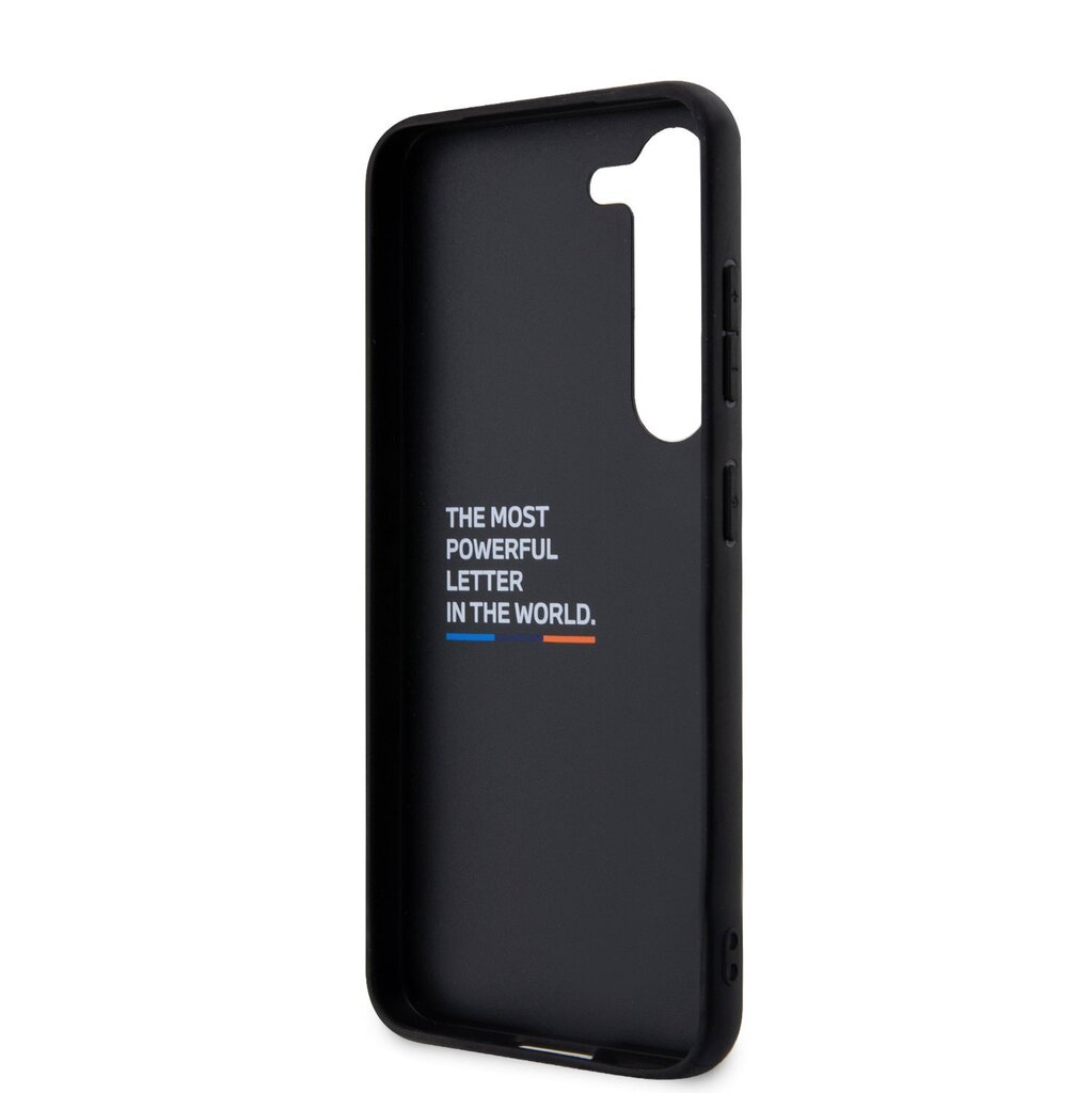 BMW M PU Carbon Blue Line Case for Samsung Galaxy S23 Black hind ja info | Telefoni kaaned, ümbrised | kaup24.ee