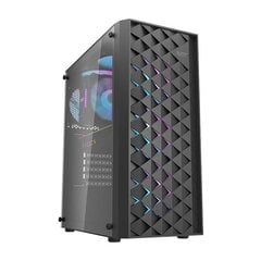 Darkflash DK351 computer case + 4 fans (black) цена и информация | Корпуса | kaup24.ee