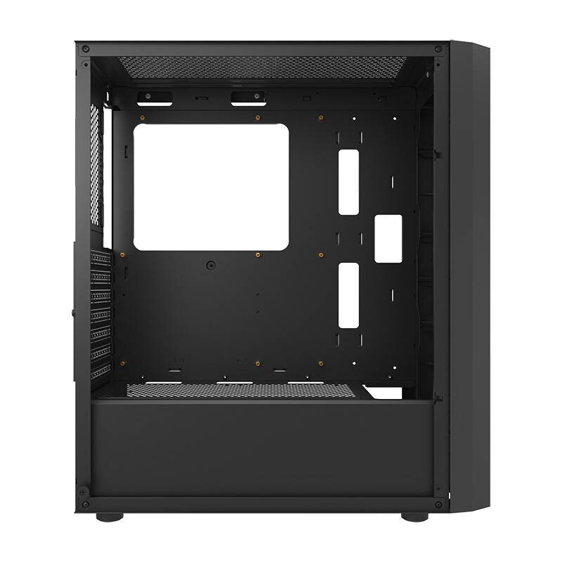 Darkflash DK351 computer case + 4 fans (black) цена и информация | Arvutikorpused | kaup24.ee