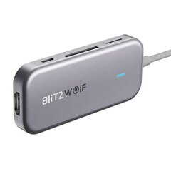 BlitzWolf Адаптер 7в1 HUB Blitzwolf BW-TH5 USB-C цена и информация | Адаптер Aten Video Splitter 2 port 450MHz | kaup24.ee